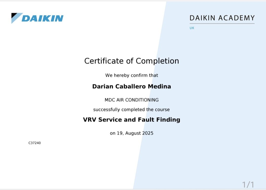 vrv fault finding